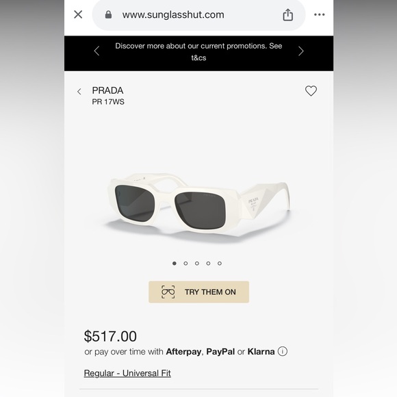 BRAND NEW AUTHENTIC PRADA SUNGLASSES - Picture 3 of 10